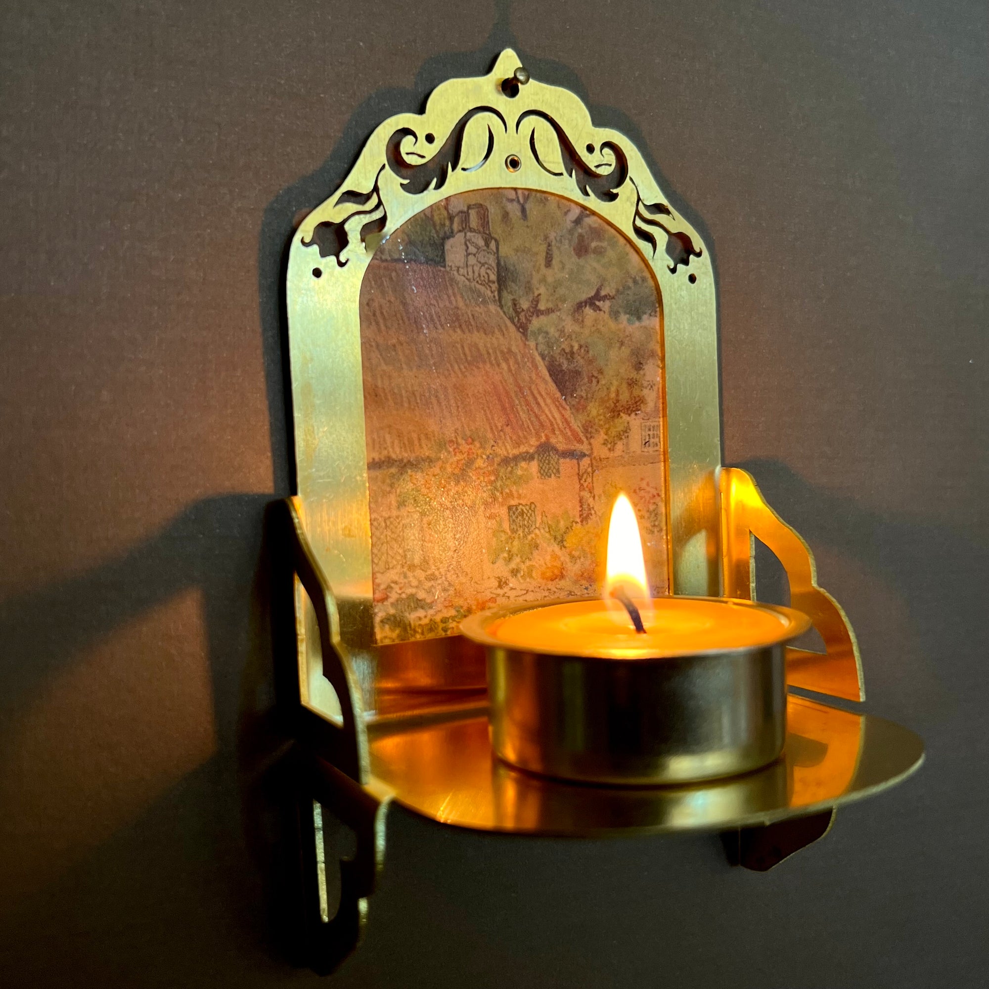 Petite Altar, Cottage, Bright Brass