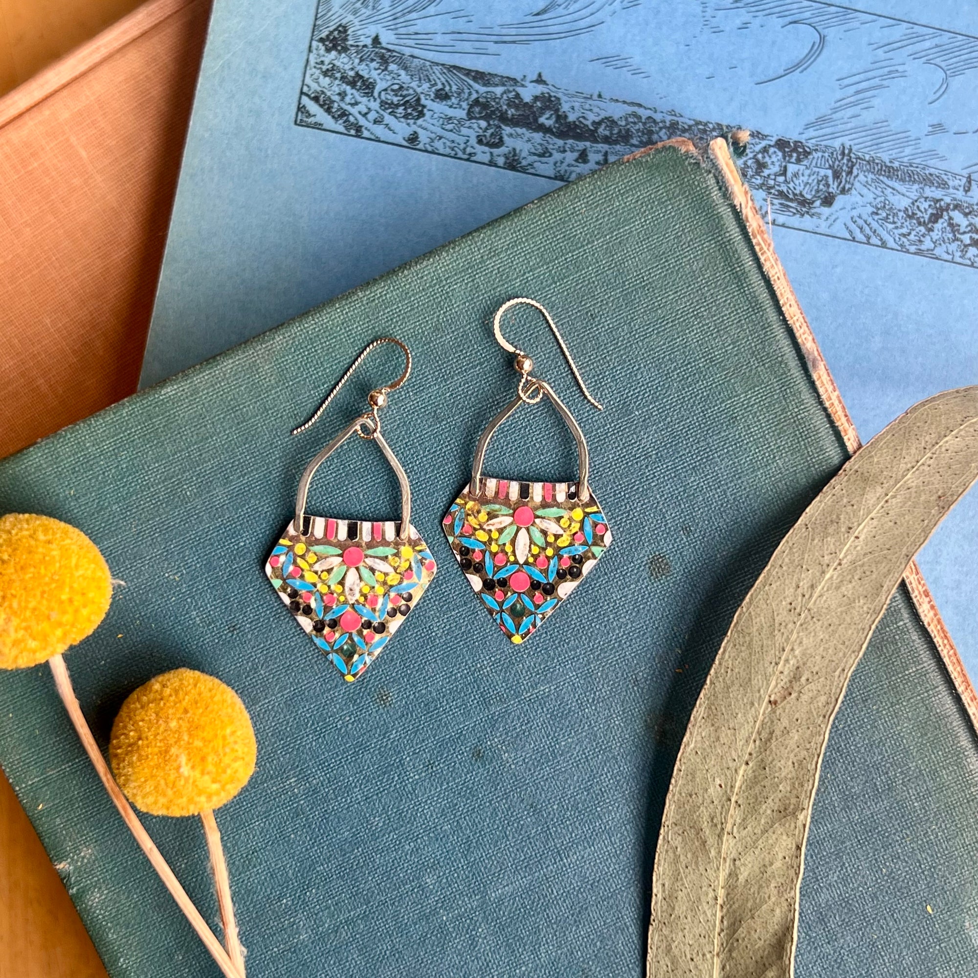 Mosaic Cloche Earrings