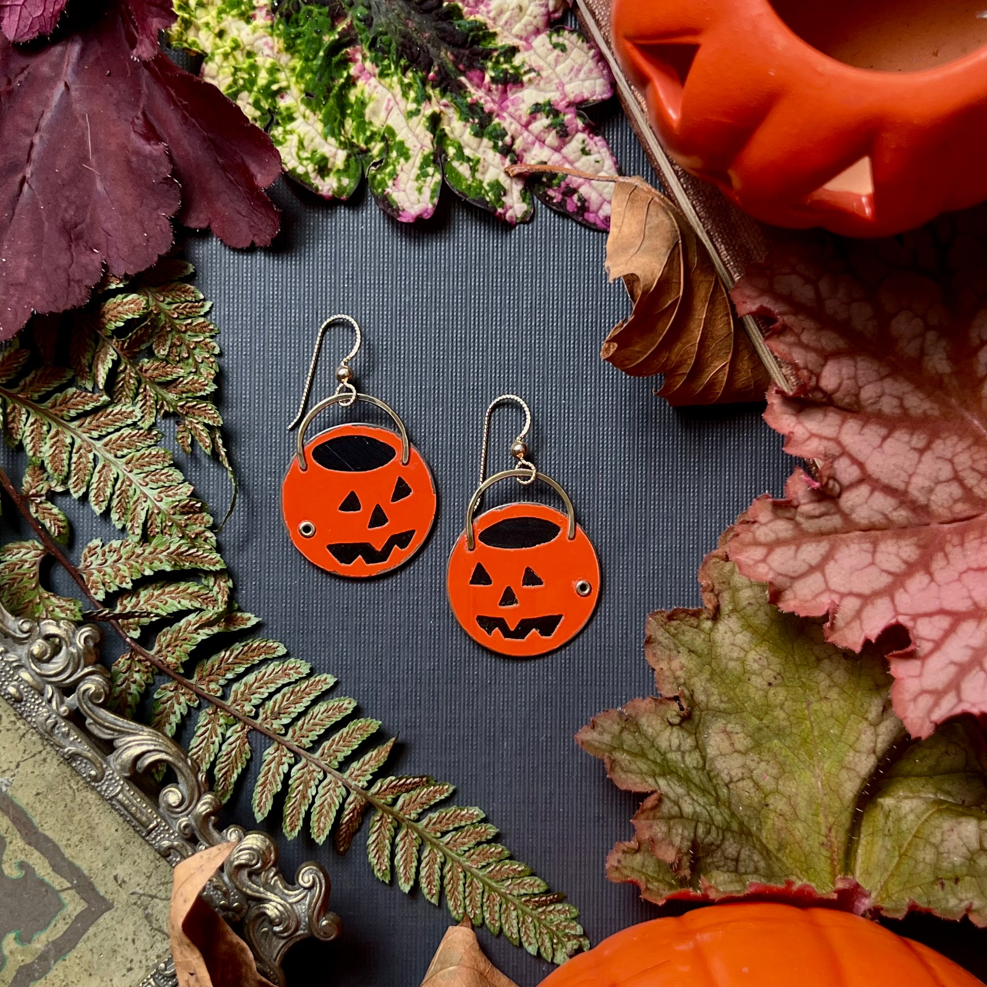 Jack O' Lantern Earrings