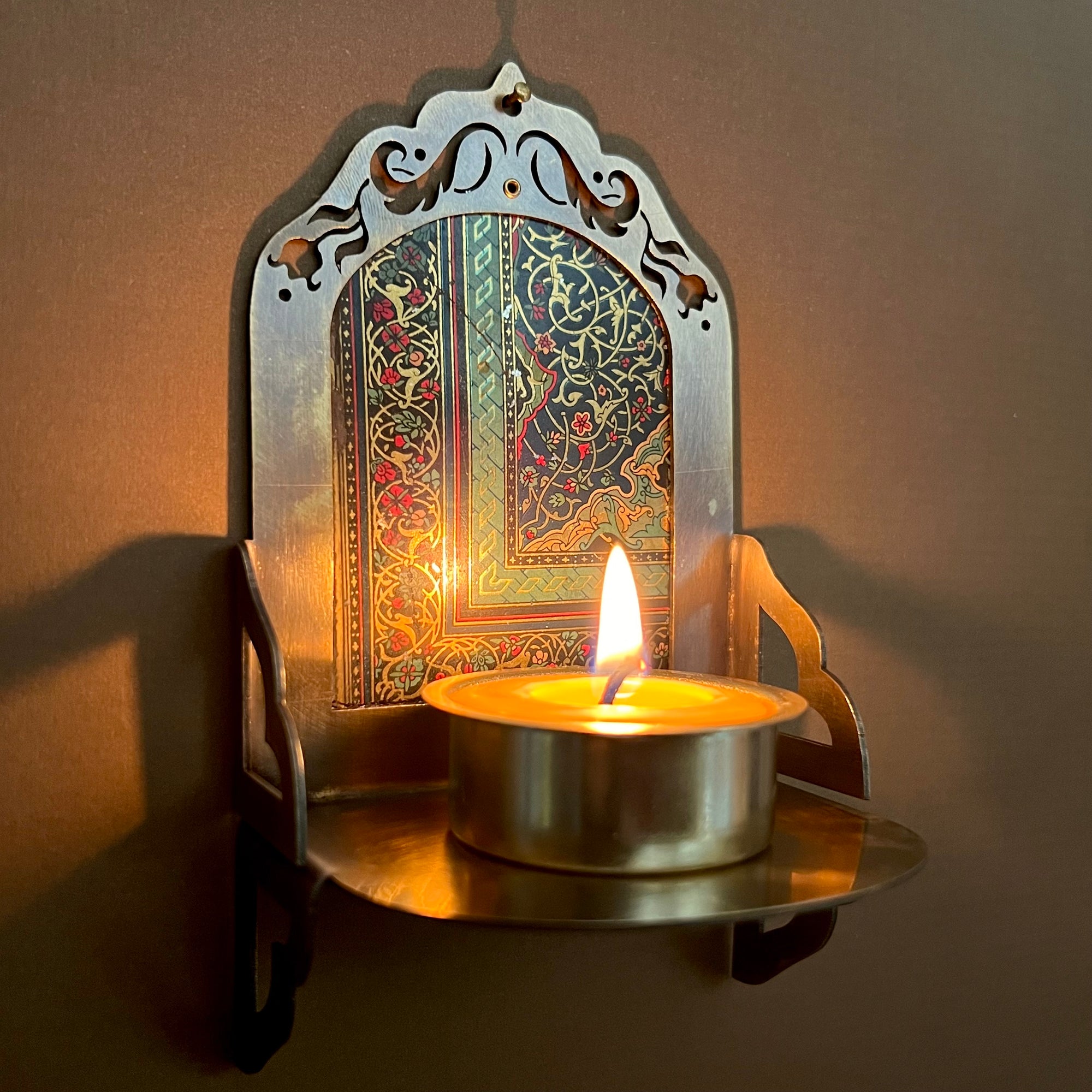 Petite Altar, Schrafft's, Rustic Antiqued Brass