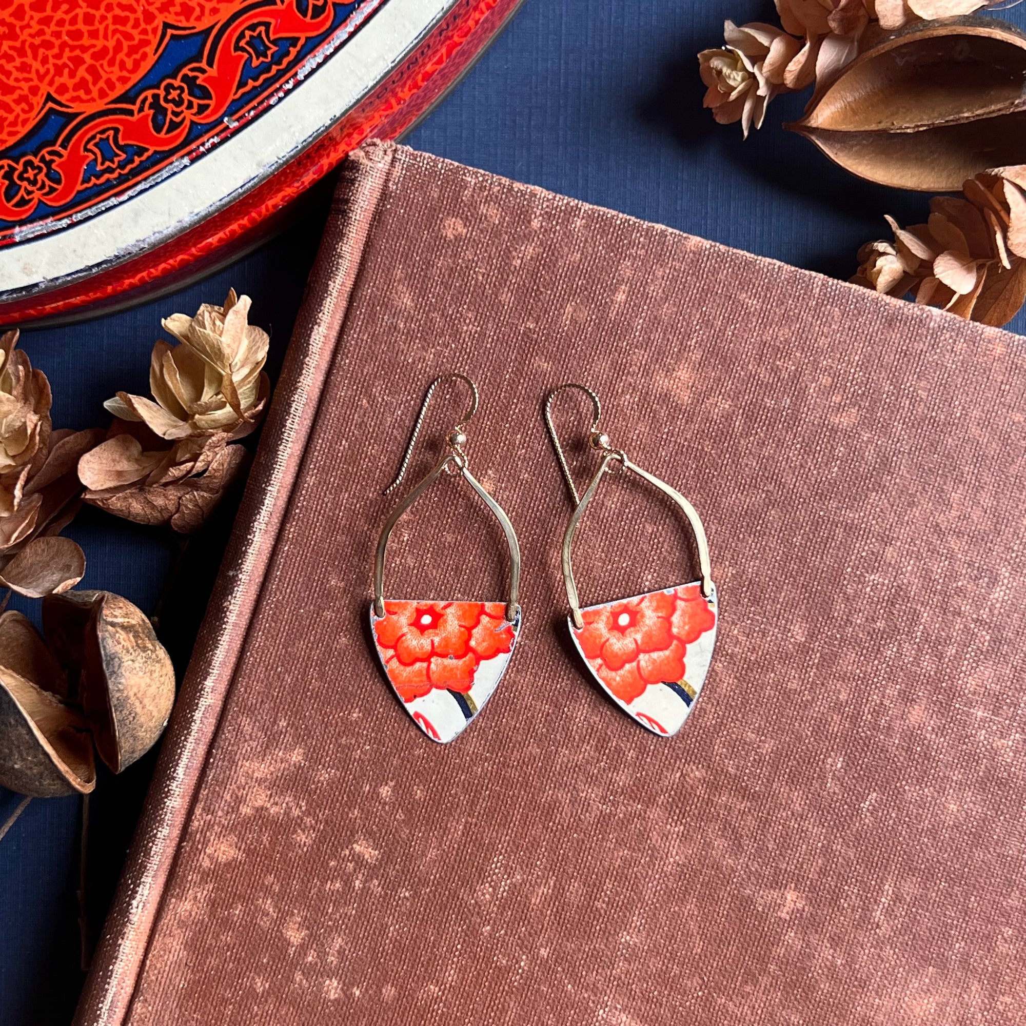 Marmalade Shield Earrings 1