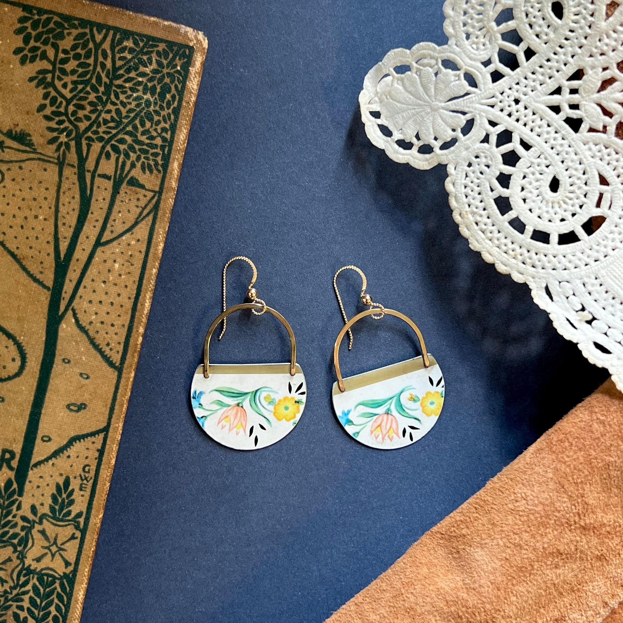 Meadow Locket Earrings