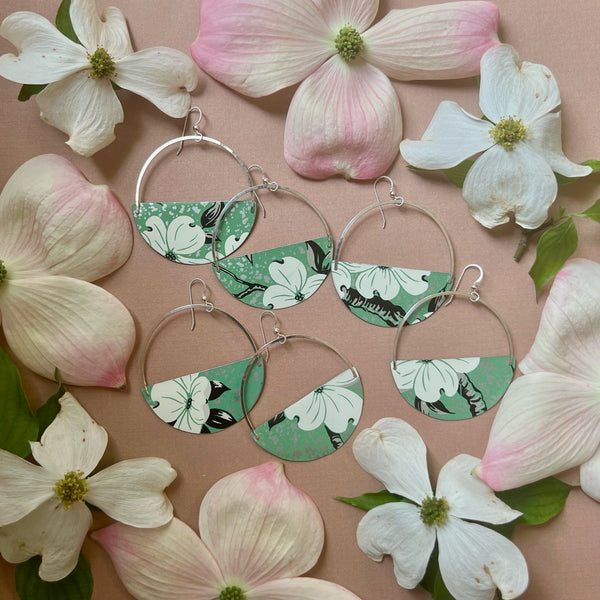 Big Mama Earrings, Dogwood